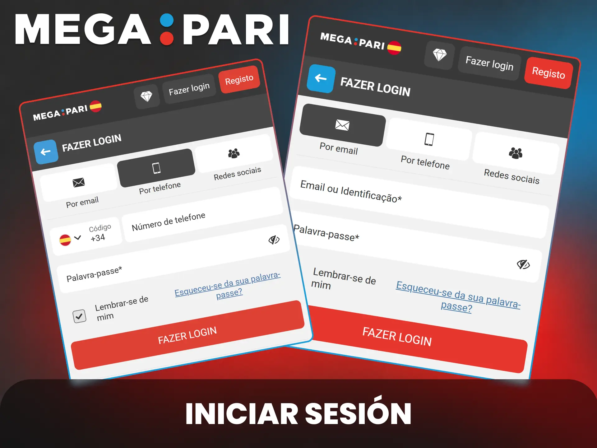 Inicia sesion en MegaPari para gestionar tu cuenta y empezar a apostar.